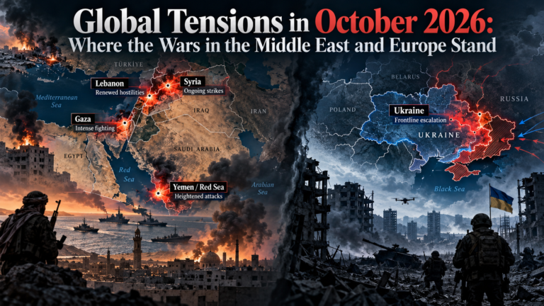 Global Tensions in October 2026: Where the Wars in the Middle East and Europe Stand