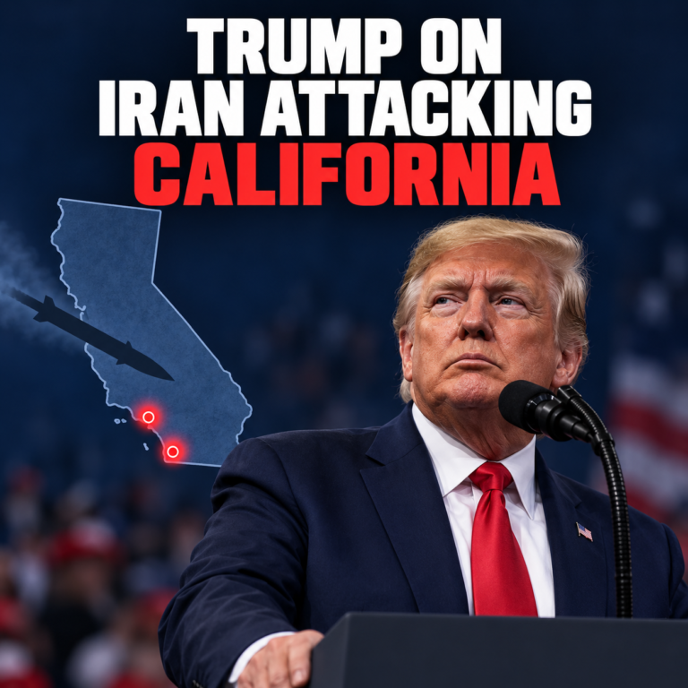 Trump Says Iran Could “Take Out” Los Angeles and San Diego, Drawing Backlash From Both Parties