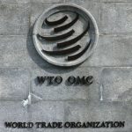 FILE PHOTO: A logo is pictured outside the World Trade
