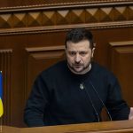 Ukraine’s President Zelenskiy delivers his annual speech to lawmakers during