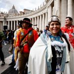 Pope Francis holds an audience with Indigenous delegations, at the
