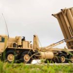 A U.S. Army Terminal High Altitude Area Defense (THAAD) weapon