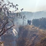 An aircraft carrying 72 people crashed in Pokhara