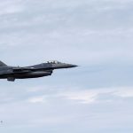 U.S. Air Force F-16 Fighting Falcon during NATO exercise Saber