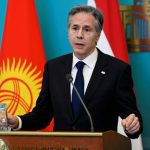 coolU.S. Secretary of State Blinken attends a news conference in