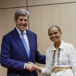John Kerry, U.S. Special Envoy for Climate, greets Brazil’s Environment