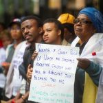 People protest against Uganda’s new anti-LGBTQ bill in Pretori