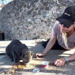 Woman visits burned Lahaina home daily to feed her surviving