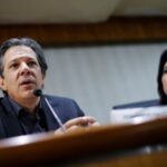 Brazil’s Finance Minister Haddad and Brazil’s Planning and Budget Minister Tebet attend