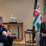 Jordan’s King Abdullah II meets with U.S. Secretary of State