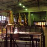 The distillation room at Suntory’s Yamazaki Distillery is pictured in