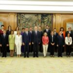 Spain’s King Felipe swears-in the new cabinet, in Madrid