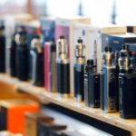 FILE PHOTO: Vaping products displayed at a vape store
