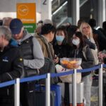 Aviation security workers go on strike at Frankfurt airport