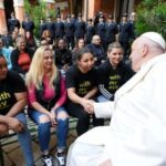 Pope Francis meets with faithful at the Venice Women’s Prison
