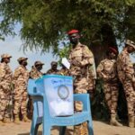Chad soldiers vote early in the presidential election in N’djamena