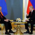 Russian President Putin and Armenian Prime Minister Pashinyan meet in