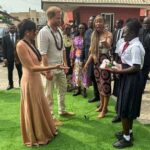 Britain’s Prince Harry and Meghan visit Nigeria