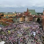 Polish farmers march against EU climate change rules, in Warsaw