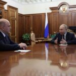 Russian President Putin meets with the candidate for the post