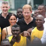 Britain’s Prince Harry, Duke of Sussex and his wife Meghan,
