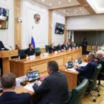 Nominee for Russian defence minister Belousov visits Federation Council