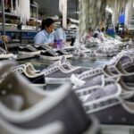 FILE PHOTO: The making of shoes for export at a