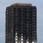 FILE PHOTO: The burnt out remains of the Grenfell apartment