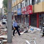 Explosion at an apartment building in Harbin