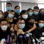 FILE PHOTO: Young Hong Kong democrats from the so-called “resistance”