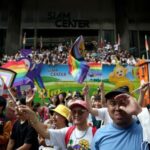 Annual LGBTQ Pride parade in Bangkok