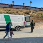 Asylum-seekers at border between the U.S. and Mexico