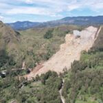 FILE PHOTO: Aftermath of a landslide in Enga Province