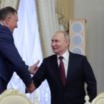 Russia’s President Putin and Serb Republic’s President Dodik meet in