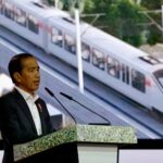 FILE PHOTO: Indonesia’s President Joko Widodo speaks about the planned