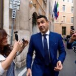 FILE PHOTO: League party leader Matteo Salvini presents his latest
