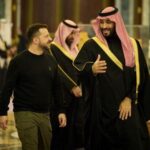 Ukraine’s President Zelenskiy meets with Saudi Crown Prince Mohammed bin