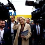 French far right leader Le Pen makes her first campaign