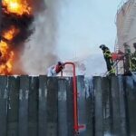 Oil depots on fire in Russia’s Rostov region after alleged