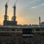 Annual haj pilgrimage in Mecca