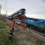 Trains collision in San Bernardo, Chile