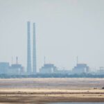 FILE PHOTO: View shows Zaporizhzhia Nuclear Power Plant
