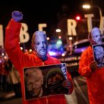 WikiLeaks founder Julian Assange’s supporters demonstrate against U.S. extradition in