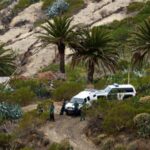 Guardia Civil agents work on the search for the young