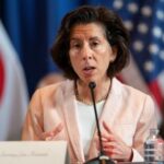 U.S. Commerce Secretary Gina Raimondo hosts Japan and South Korea