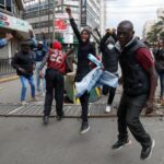People protest against Kenya’s proposed finance bill 2024/2025, in Nairobi