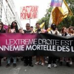 Paris pride march on eve of French elections