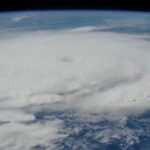 Hurricane Beryl is seen from Space