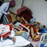 Palestinian patients transferred from the European Hospital to Nasser Hospital