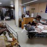Palestinian patients transferred from the European Hospital to Nasser Hospital